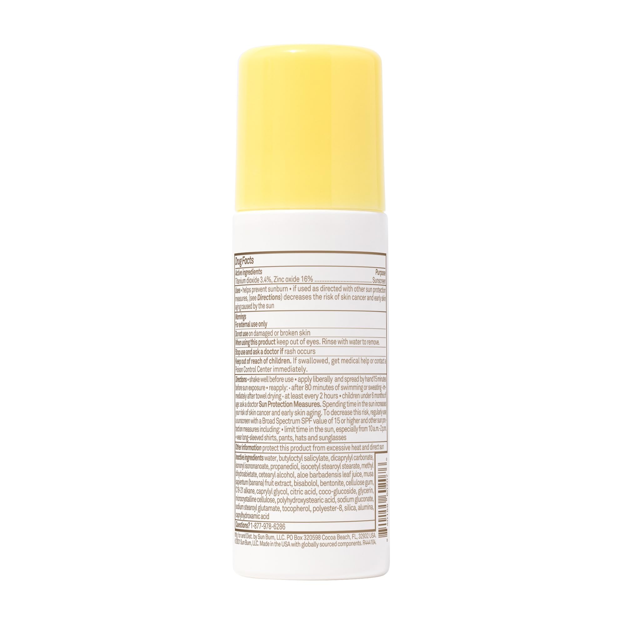 Sun Bum Baby protección UV UVB mineral para piel sensible