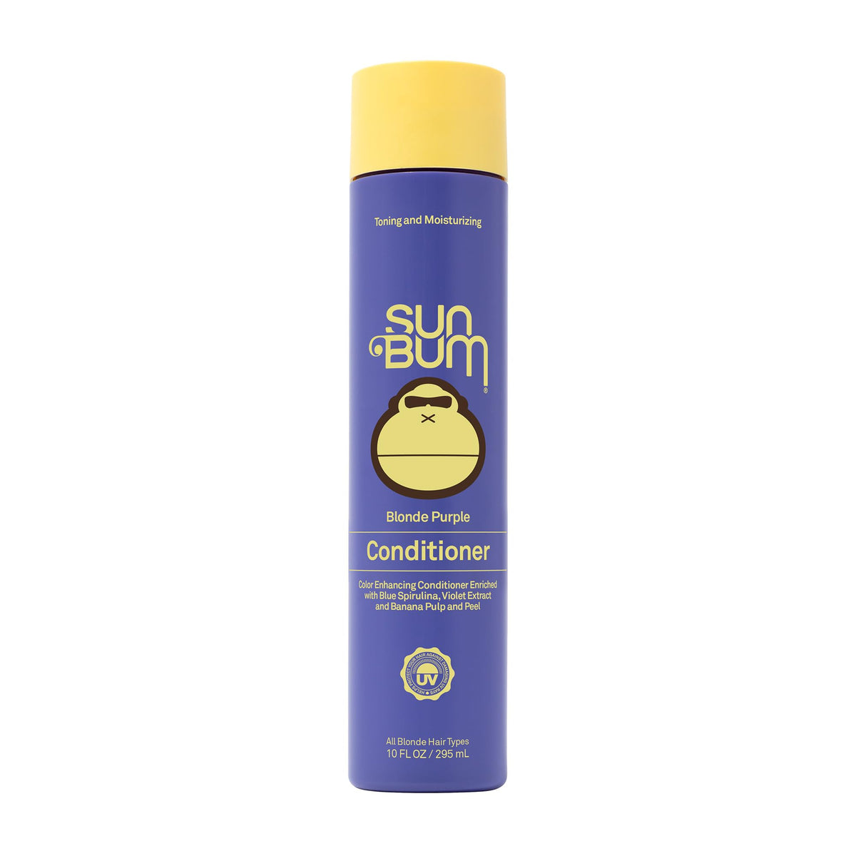 Sun Bum Acondicionador Rubio Purple en bote de 10oz para cabello rubio