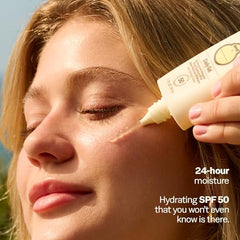 Sun Bum Daily SPF50 Clear Gel, matte-finish application for a seamless look.