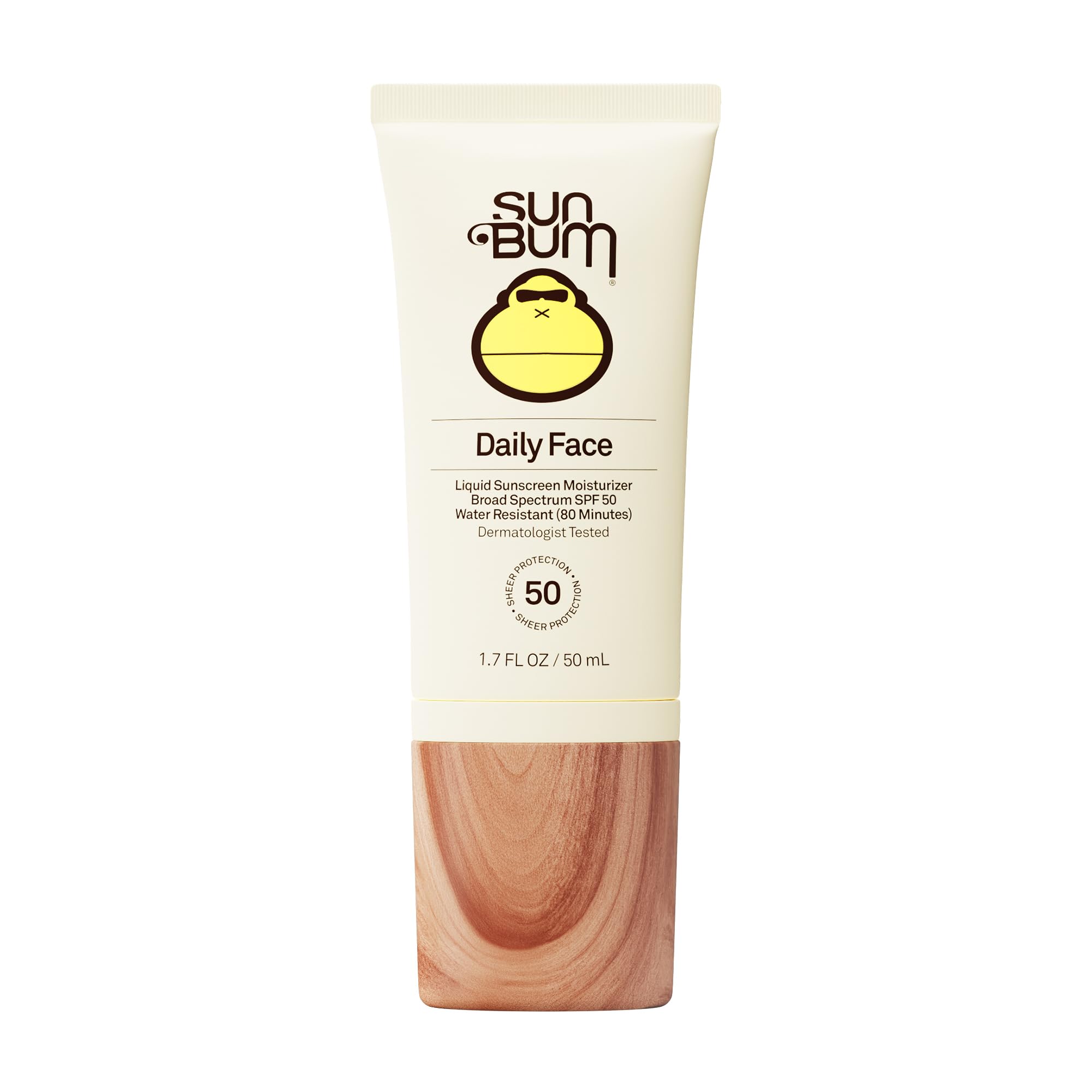 Sun Bum Daily SPF 50 lotion bottle for daily sun protection.