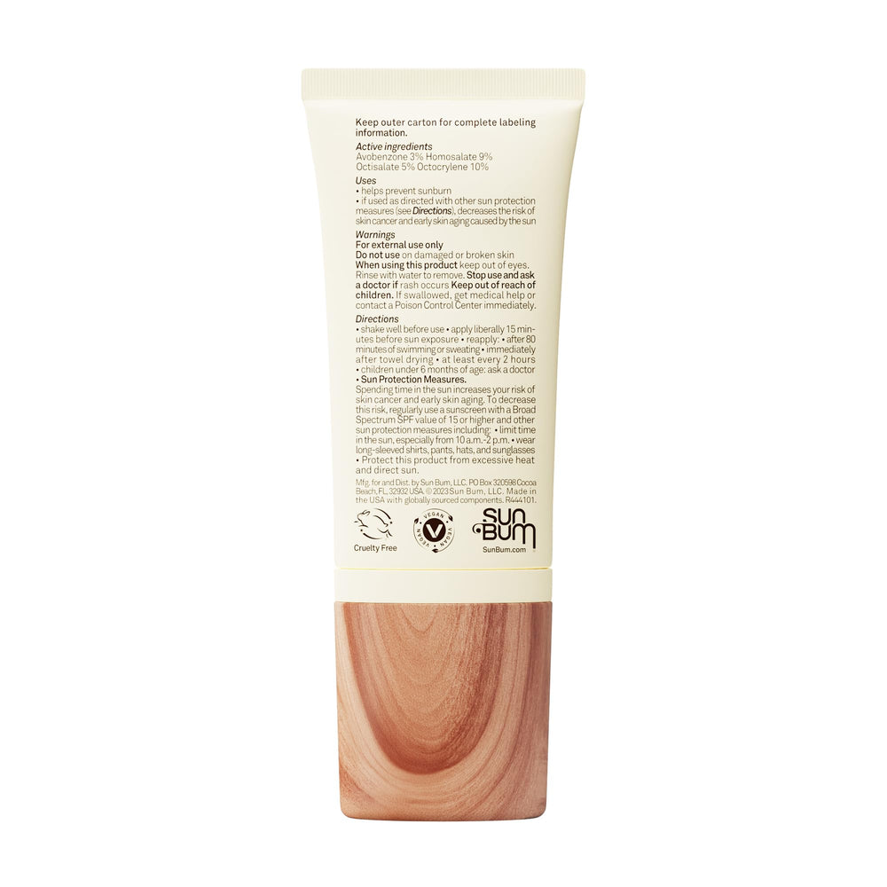 Sun Bum Daily SPF 50 packaging shows broad-spectrum coverage.