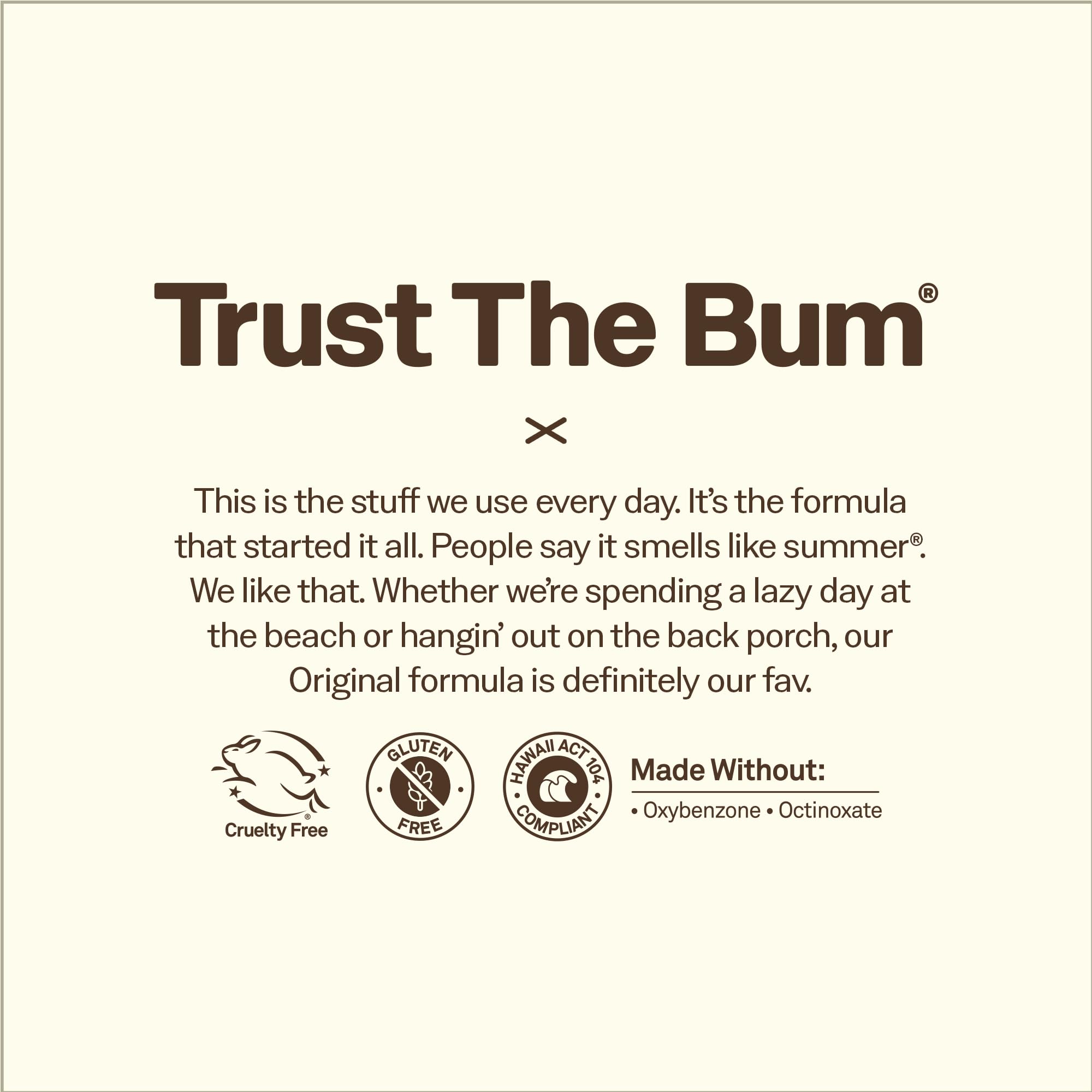 Cumple Hawaii Act 104 sin octinoxato ni oxibenzona