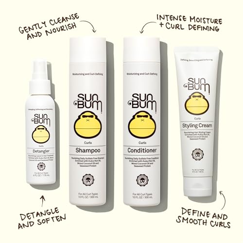 Rizos definidos y brillantes sin frizz con Sun Bum