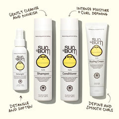 Rizos definidos y brillantes sin frizz con Sun Bum