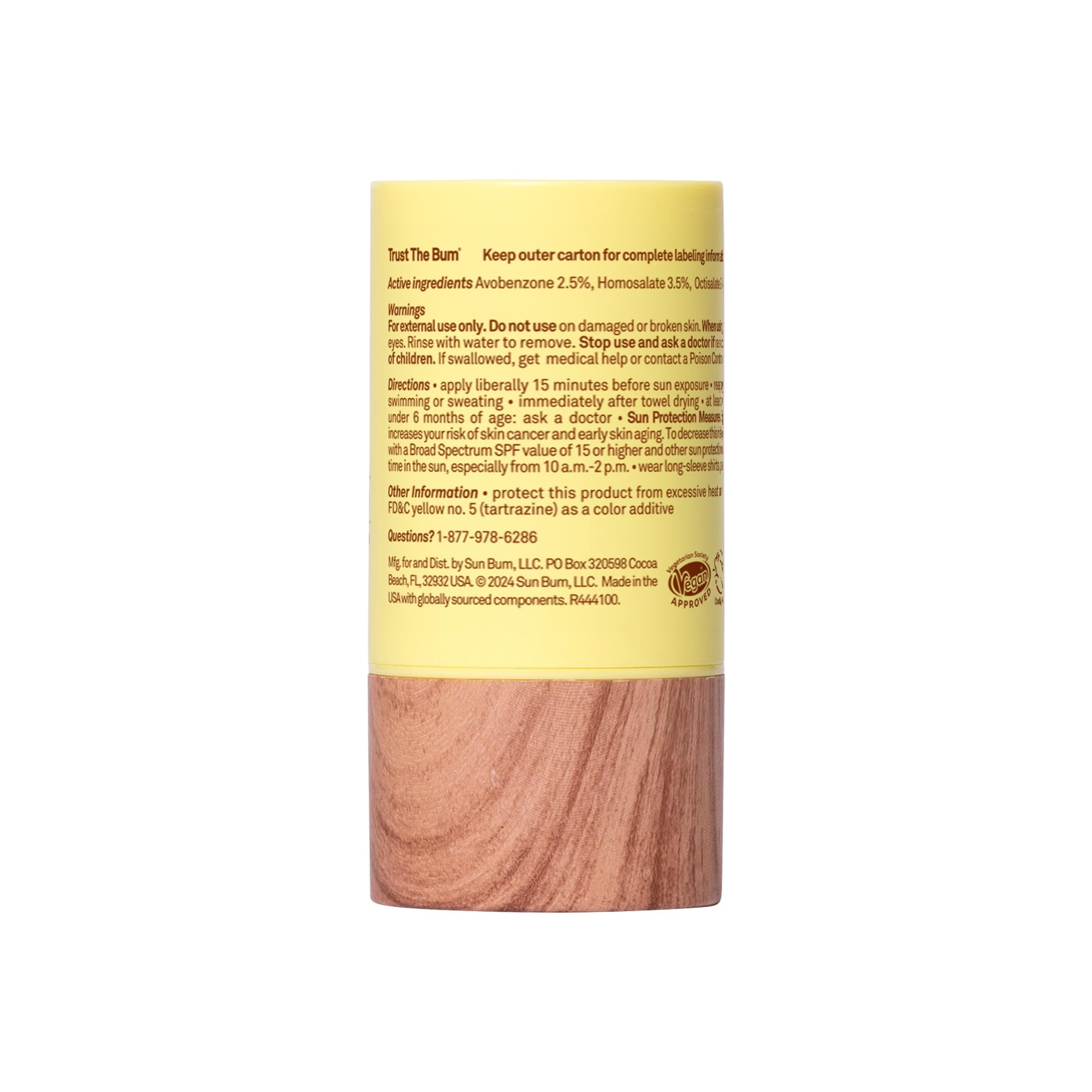 Sun Bum Stick uso diario protección solar para piel sensible