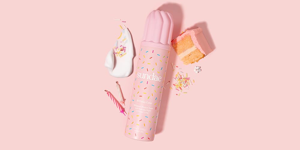 Sundae espuma de ducha batida: enfoque en la experiencia diaria para cuidado de la piel sensible.