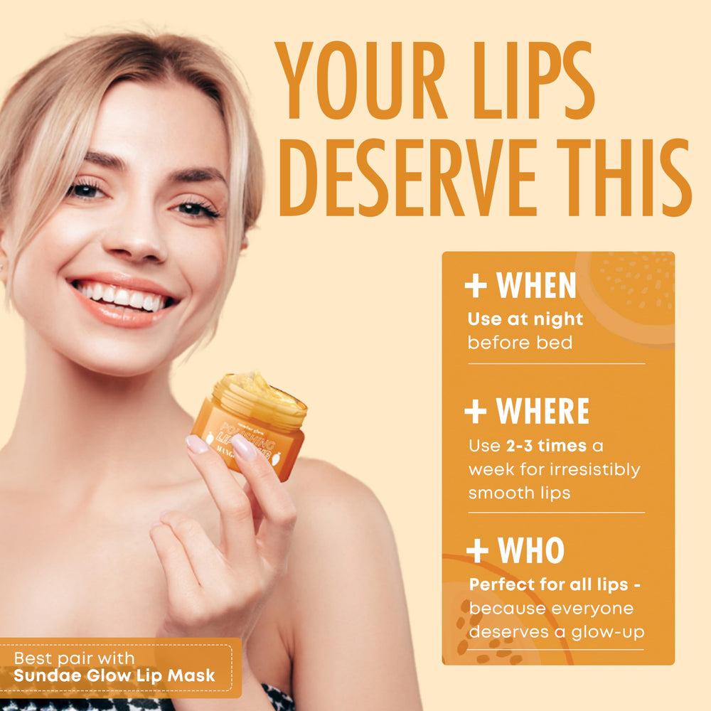 Sundae Glow packaging highlights vegan, cruelty-free, dermatologist-tested credentials.