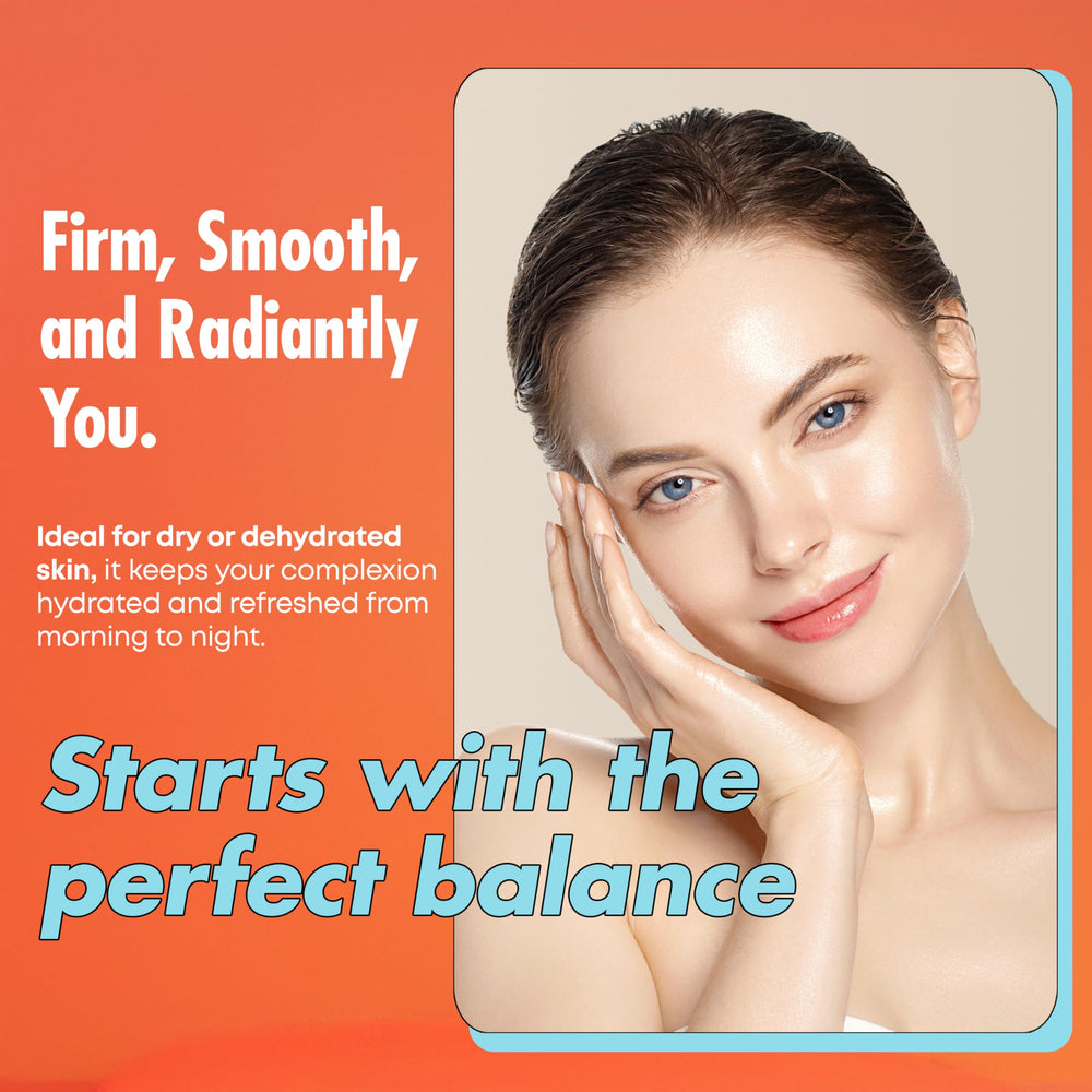 Aplicación facial con Sunday Essence para hidratación diaria.
