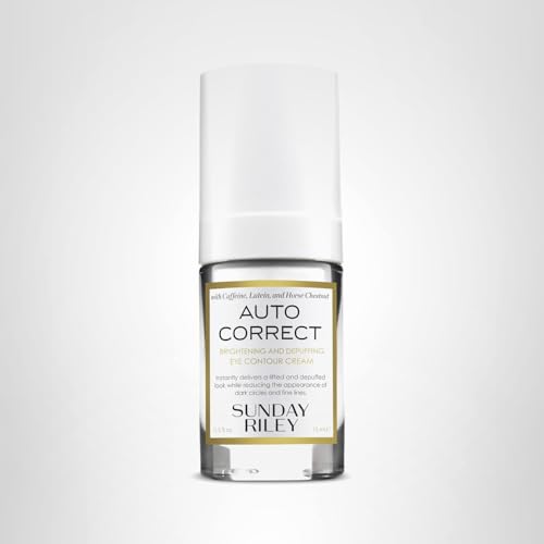 Sunday Riley Auto Correct eye cream ingredients label hints at caffeine and botanical actives