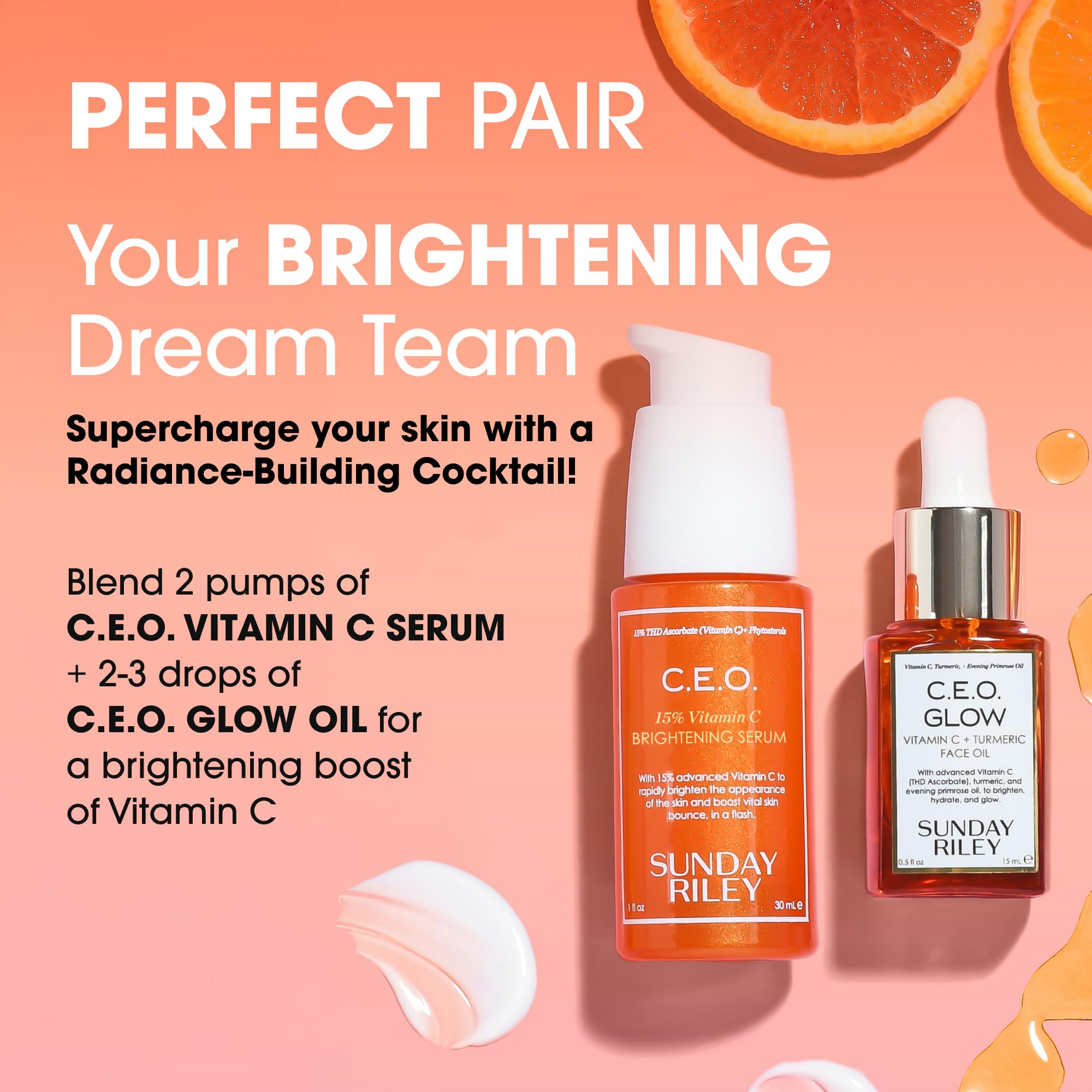 Sunday Riley C.E.O. serum application spotlight for daily skincare routine