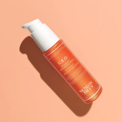 Front label shows 15% Vitamin C concentration for brightening