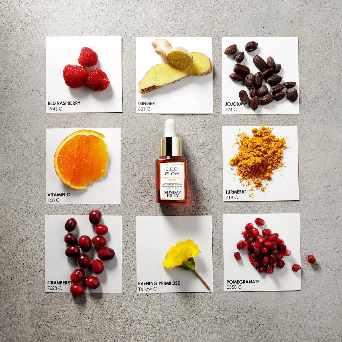 Sunday Riley C.E.O. Glow packaging communicates vegan and cruelty-free credentials.