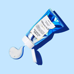 Foaming lather of Sunday Riley Ceramic Slip Cleanser for daily cleansing
