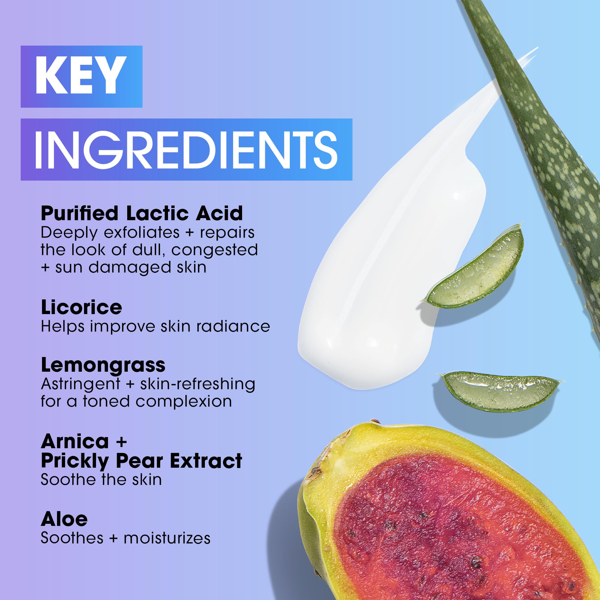 Good Genes applied on skin with glow and clearer texture