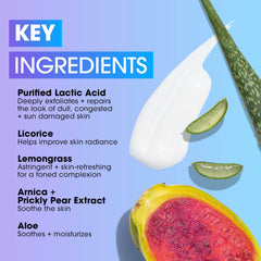 Good Genes applied on skin with glow and clearer texture