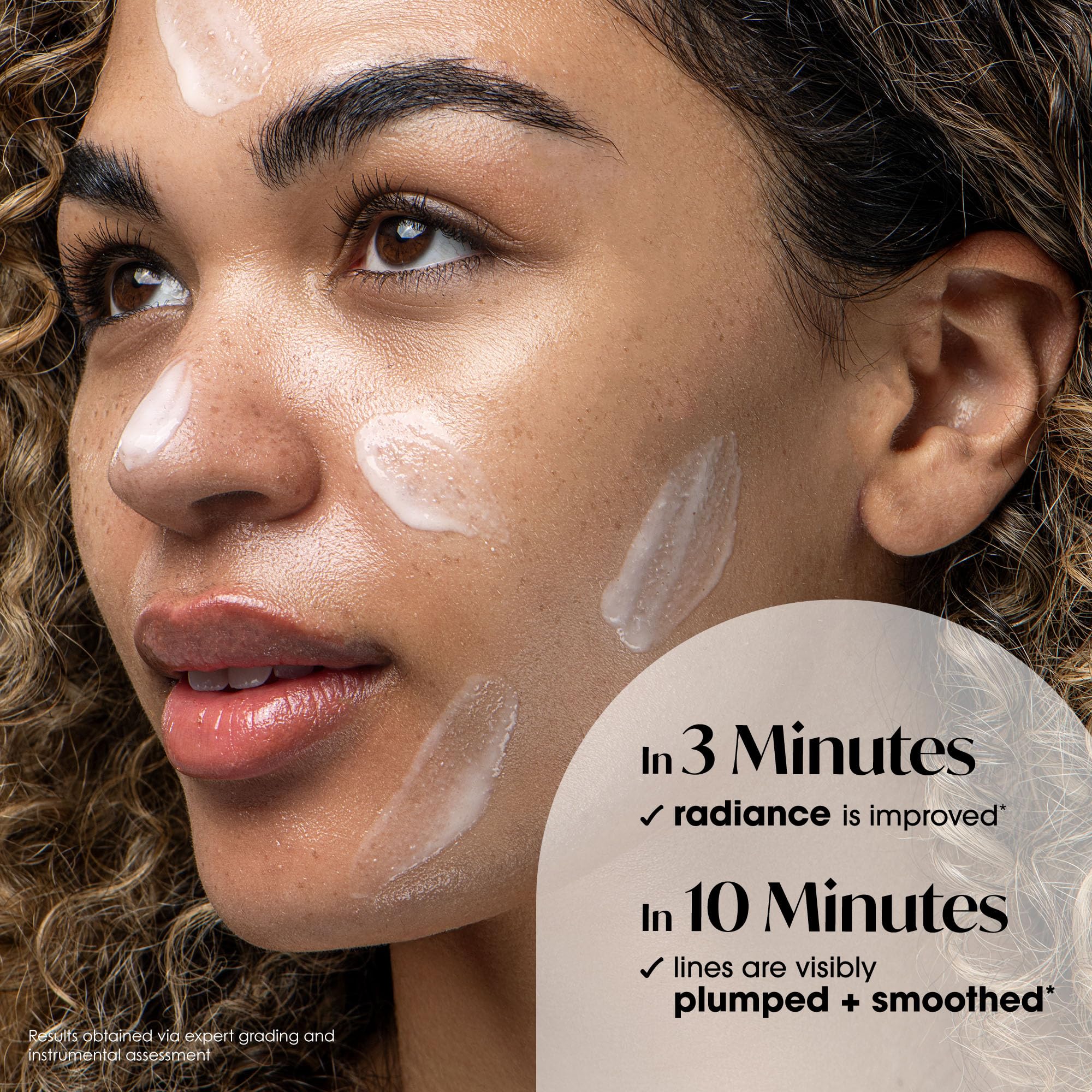 Texture swatch of Good Genes showing smooth, luminous skin appearance