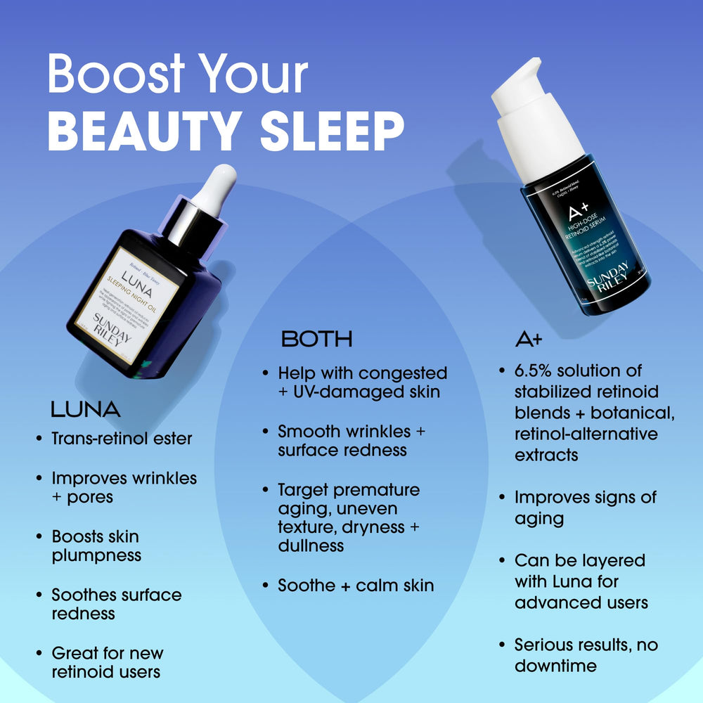 Sunday Riley Luna oil texture macro showing lightweight, quick-absorbing formula.