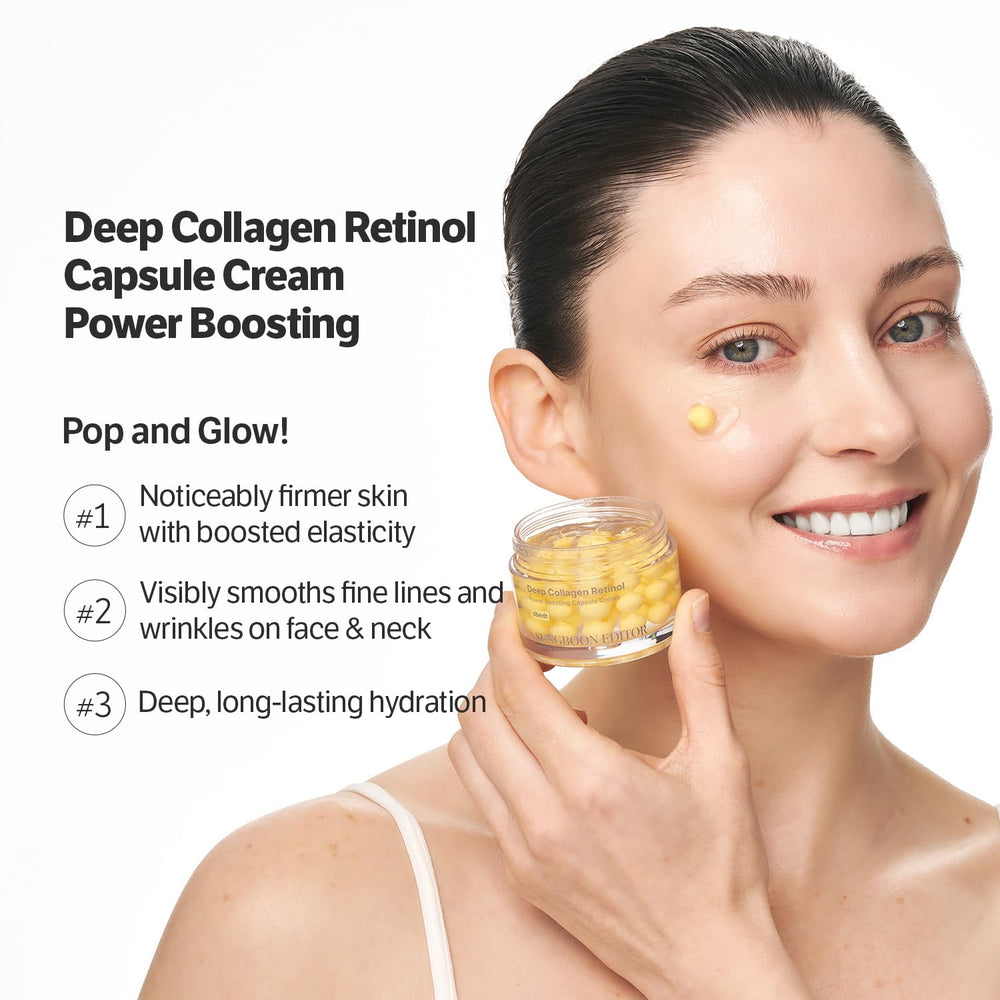 SUNGBOON EDITOR capsule-like spicules closeup promotes smooth texture and gentle stimulation.