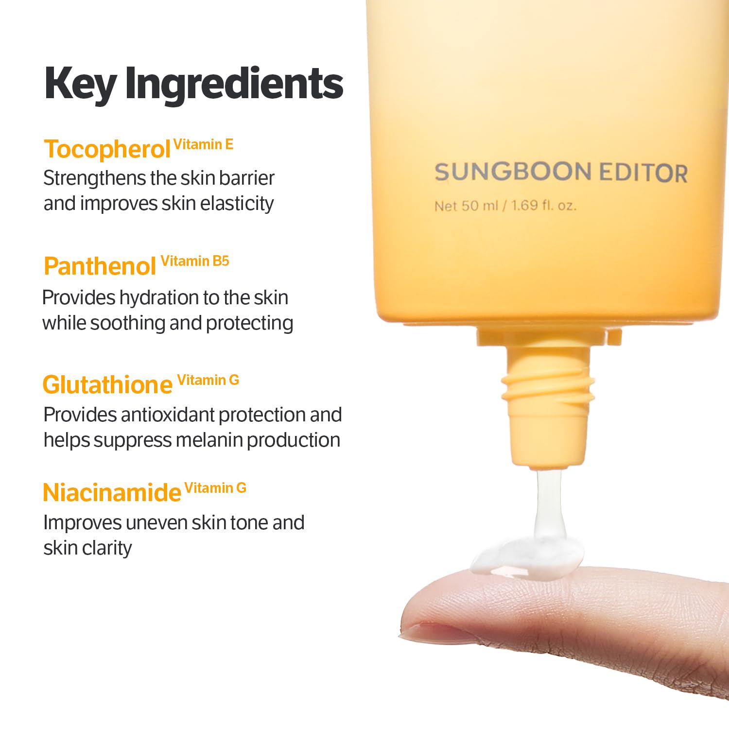 SUNGBOON EDITOR acts as a gentle primer while protecting from sun