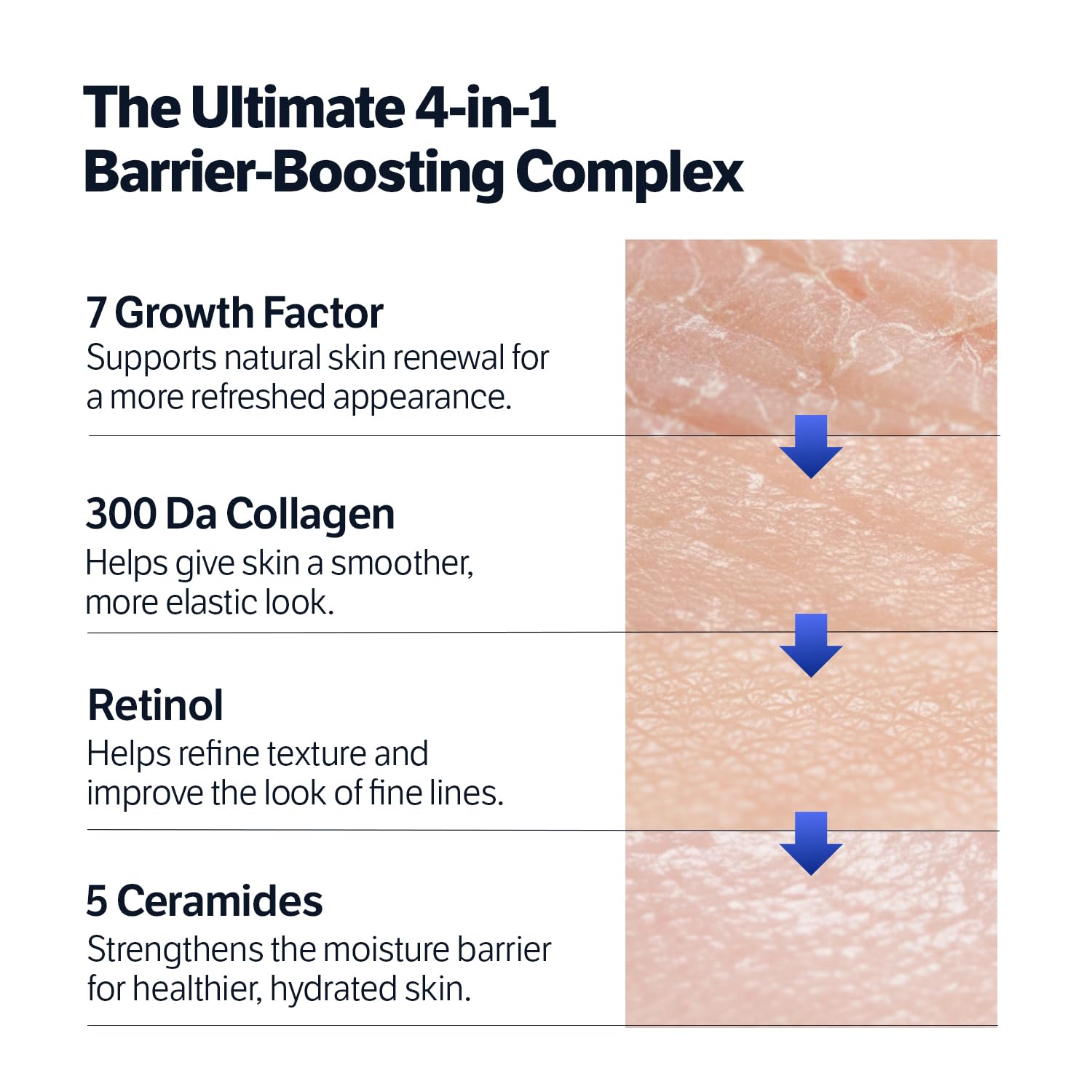 SUNGBOON EDITOR Deep Collagen 7GF night cream with 5 ceramides supports skin barrier.