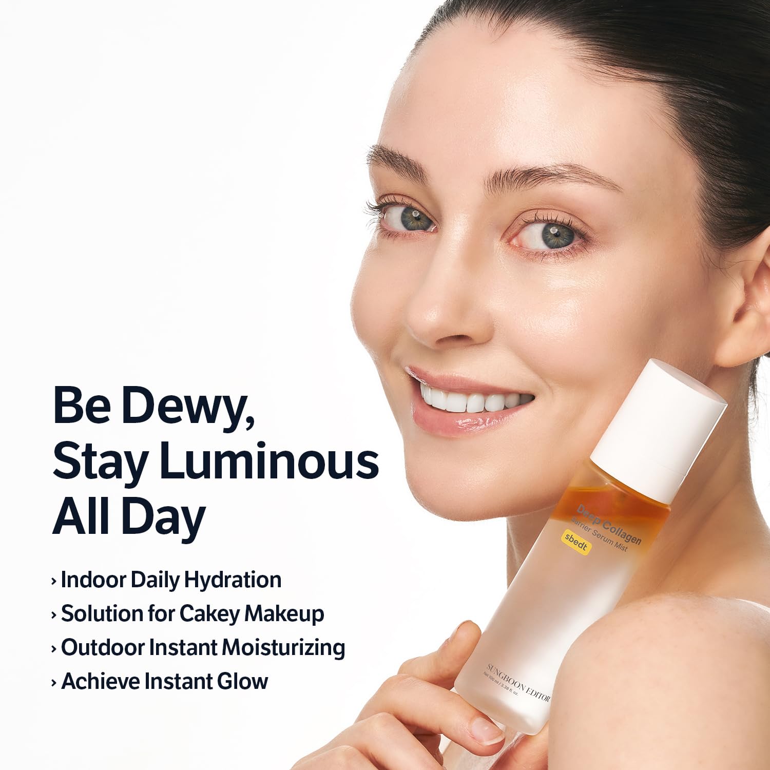 SUNGBOON EDITOR Deep Collagen Barrier Serum Mist packaging with gift-ready presentation