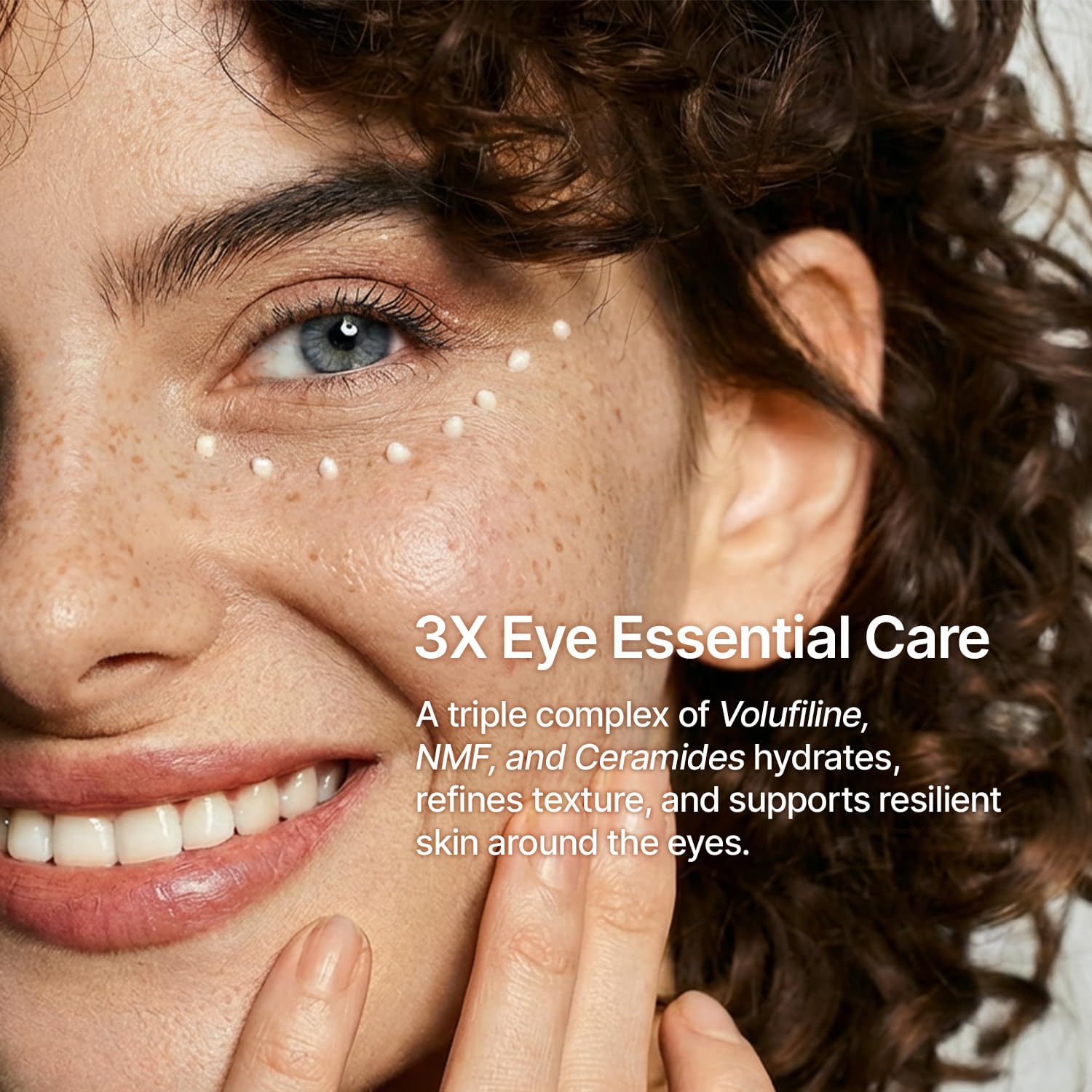 SUNGBOON EDITOR Gold complex eye cream bottle conveys radiant care.