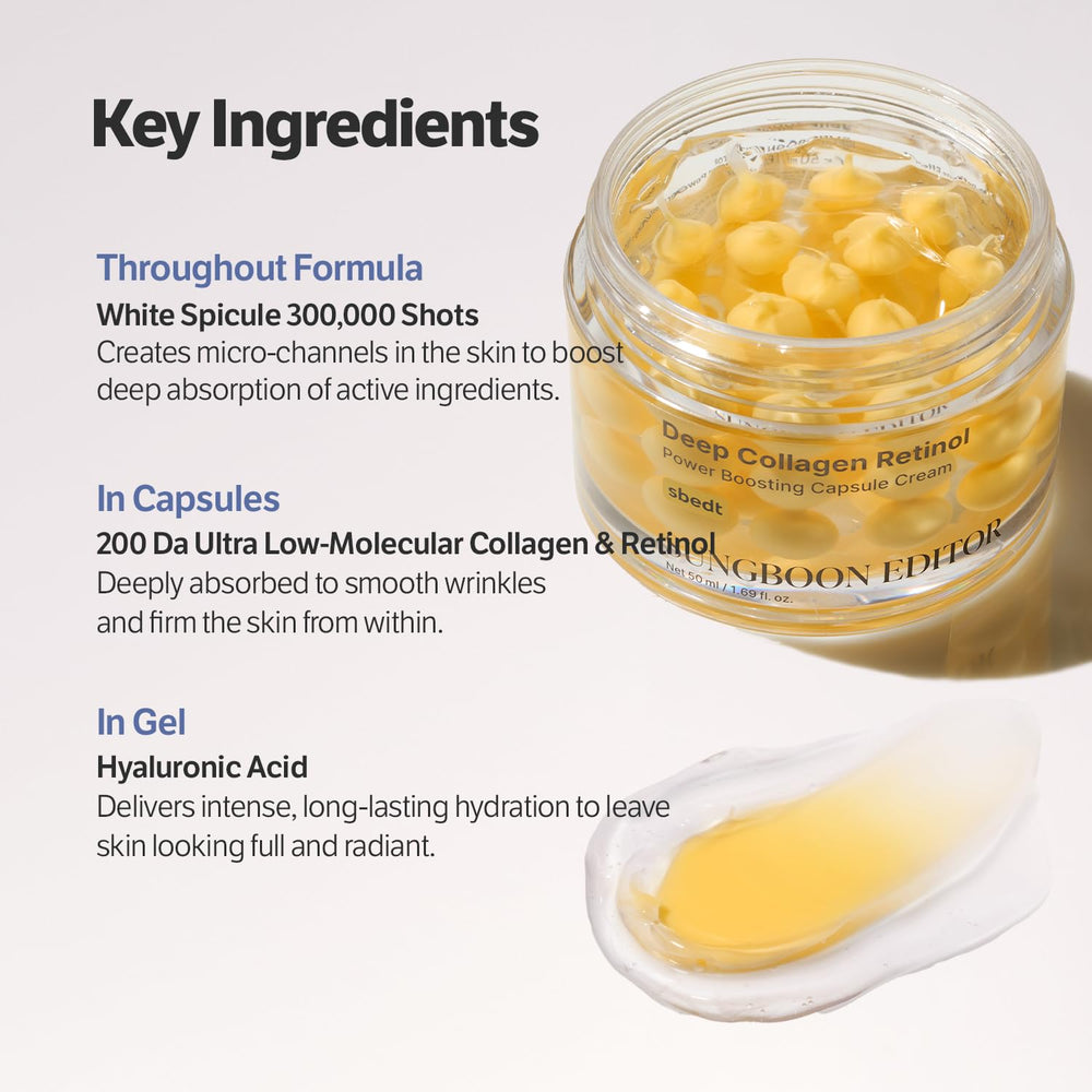 SUNGBOON EDITOR Hyaluronic acid gel base closeup highlights deep hydration potential.