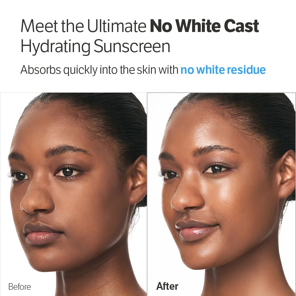 Application view of SUNGBOON EDITOR Hydro Booster sunscreen spreading on skin