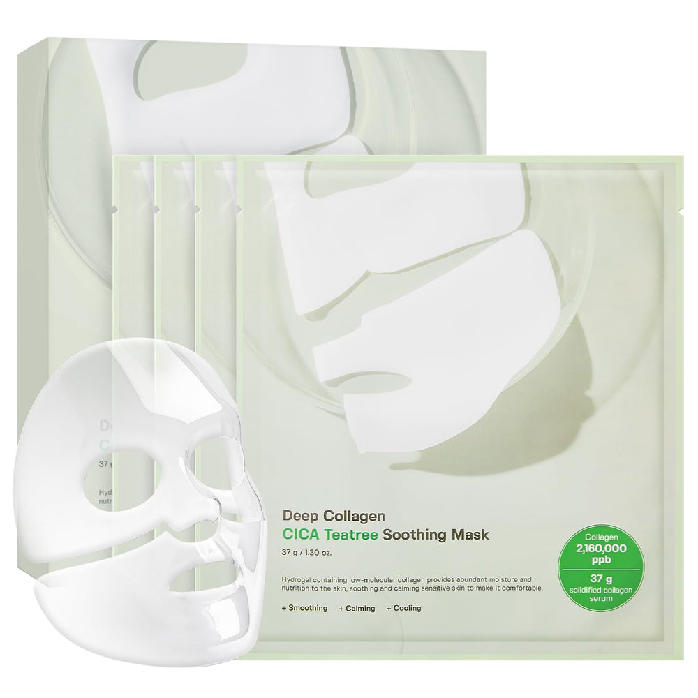 SUNGBOON EDITOR mascarilla nocturna con colágeno CICA y árbol de té, empaque atractivo