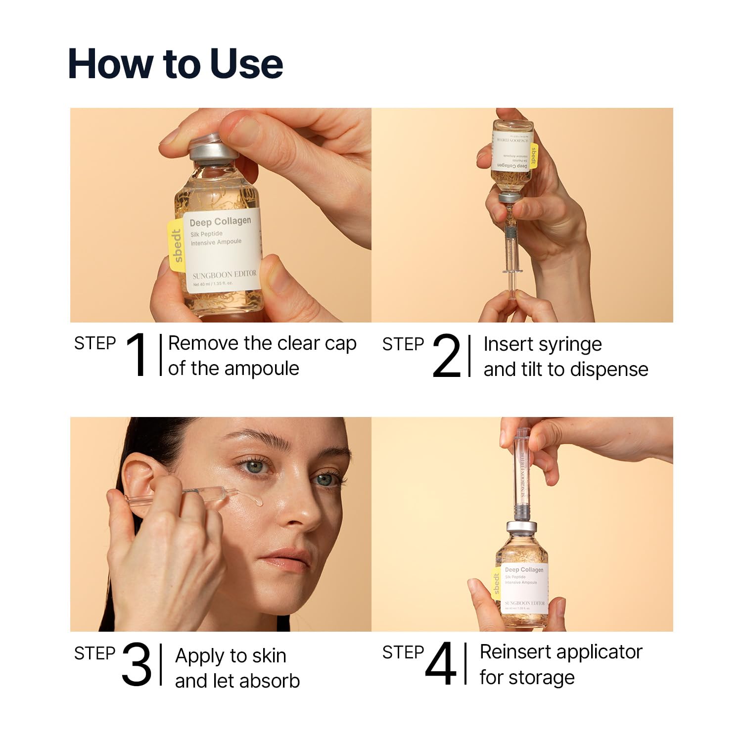 SUNGBOON EDITOR Skin Texture Care for daily use and improved surface feel.