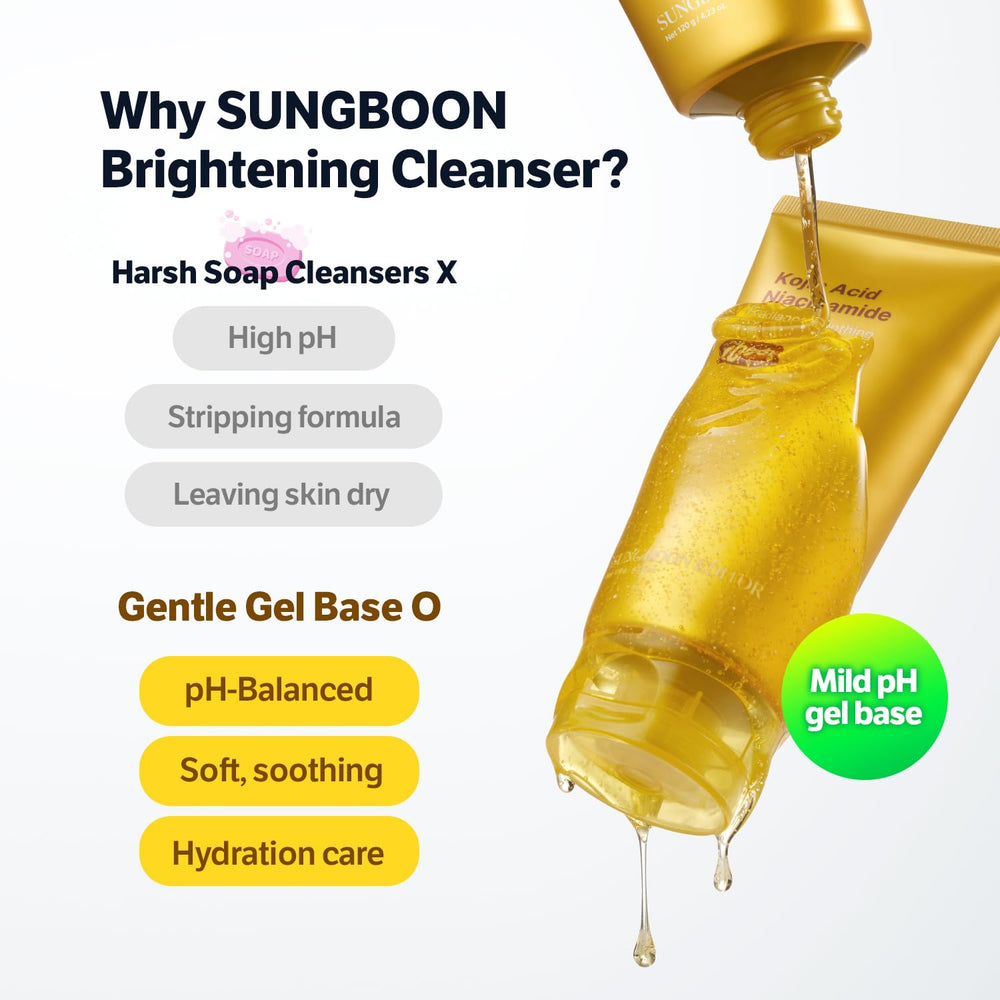SUNGBOON EDITOR Textura gel suave para limpieza cómoda