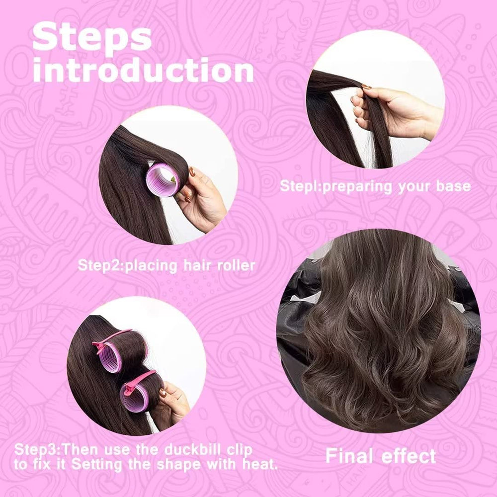 Sungenol kit includes 10 clips and a rat-tail comb for styling.