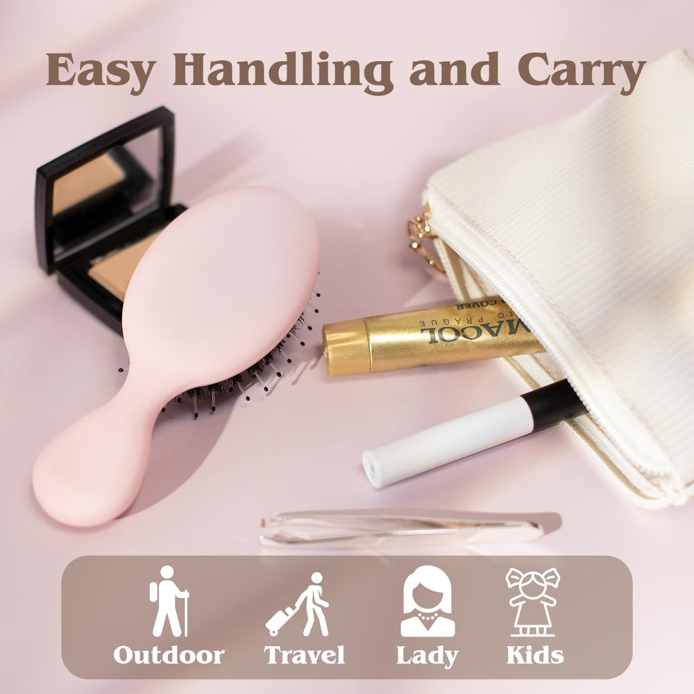 SunHer mini brush for kids, gentle grooming without tears.