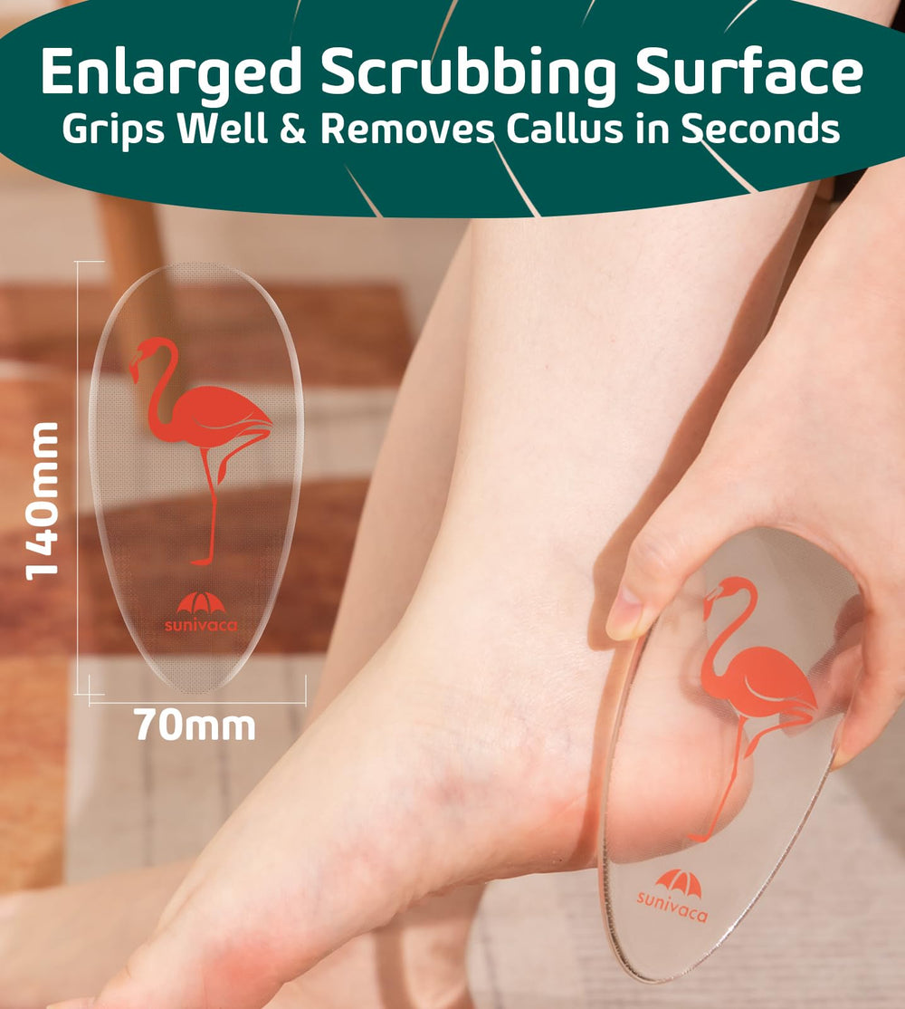 Sunivaca dead skin remover leaves feet refreshed after use.