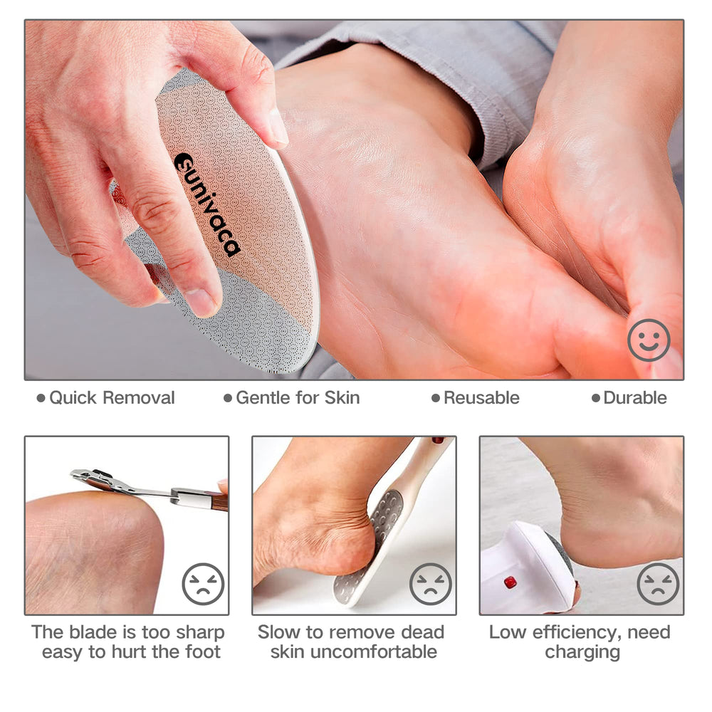 Sunivaca Transparent design shows a clean, hygienic foot scrubber.