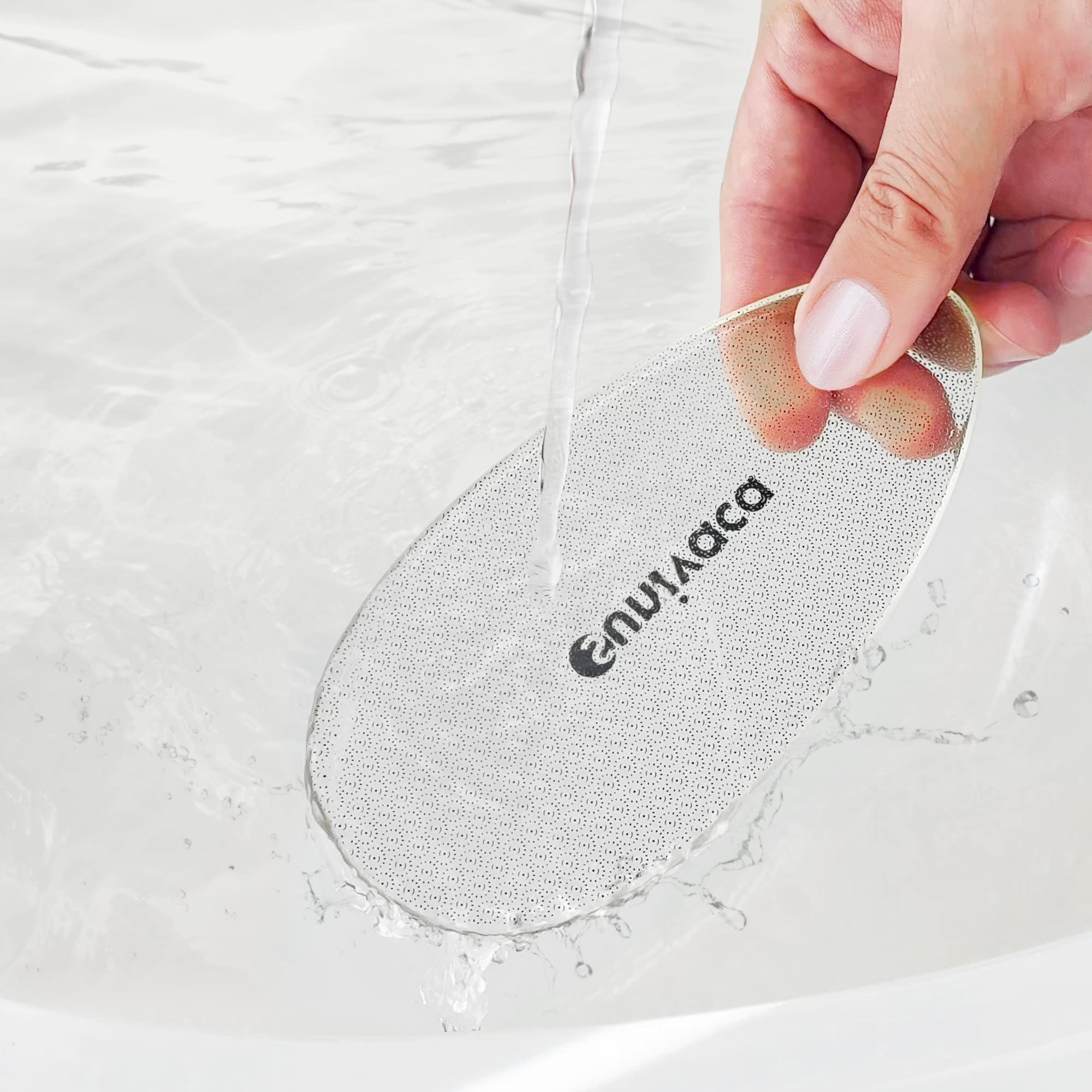 Sunivaca Travel-compact foot file fits easily in a bag for on-the-go care.
