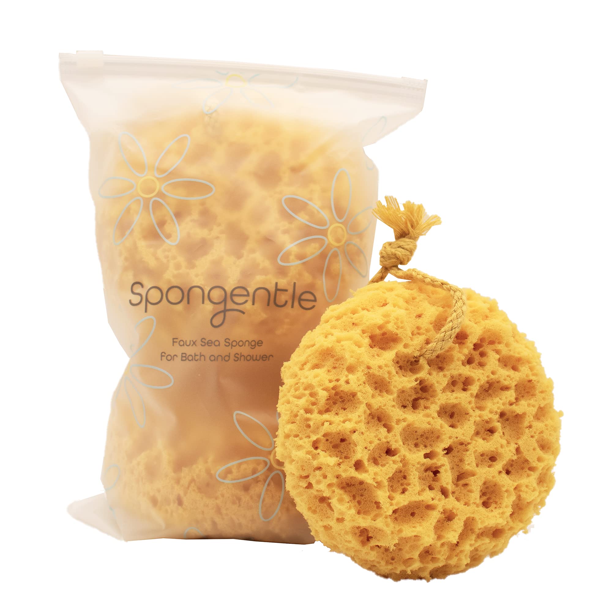 Sunlite Sports Spongentle, doble-textura suave para limpieza diaria
