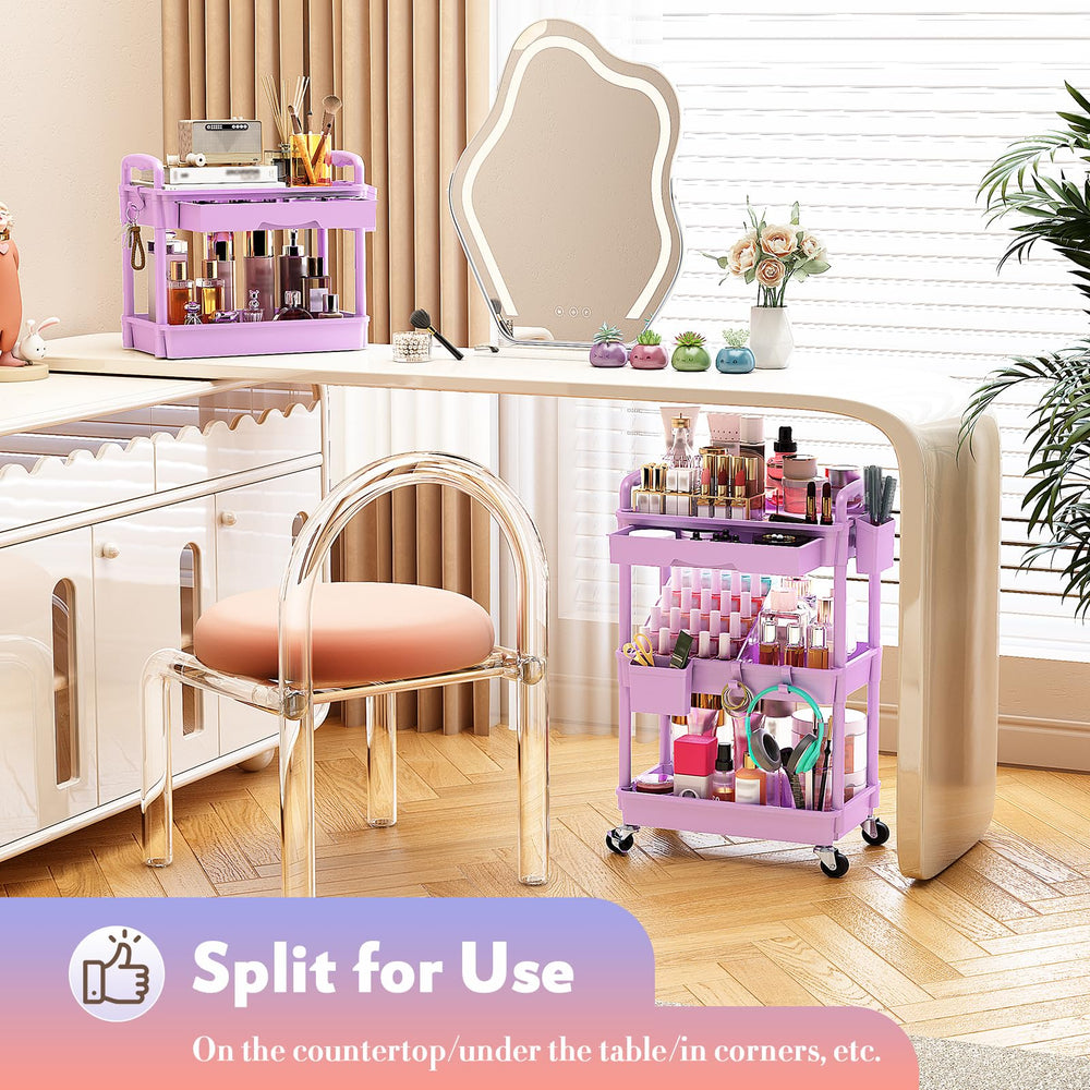 SUNALLY gift-ready beauty cart adds style to any beauty routine.