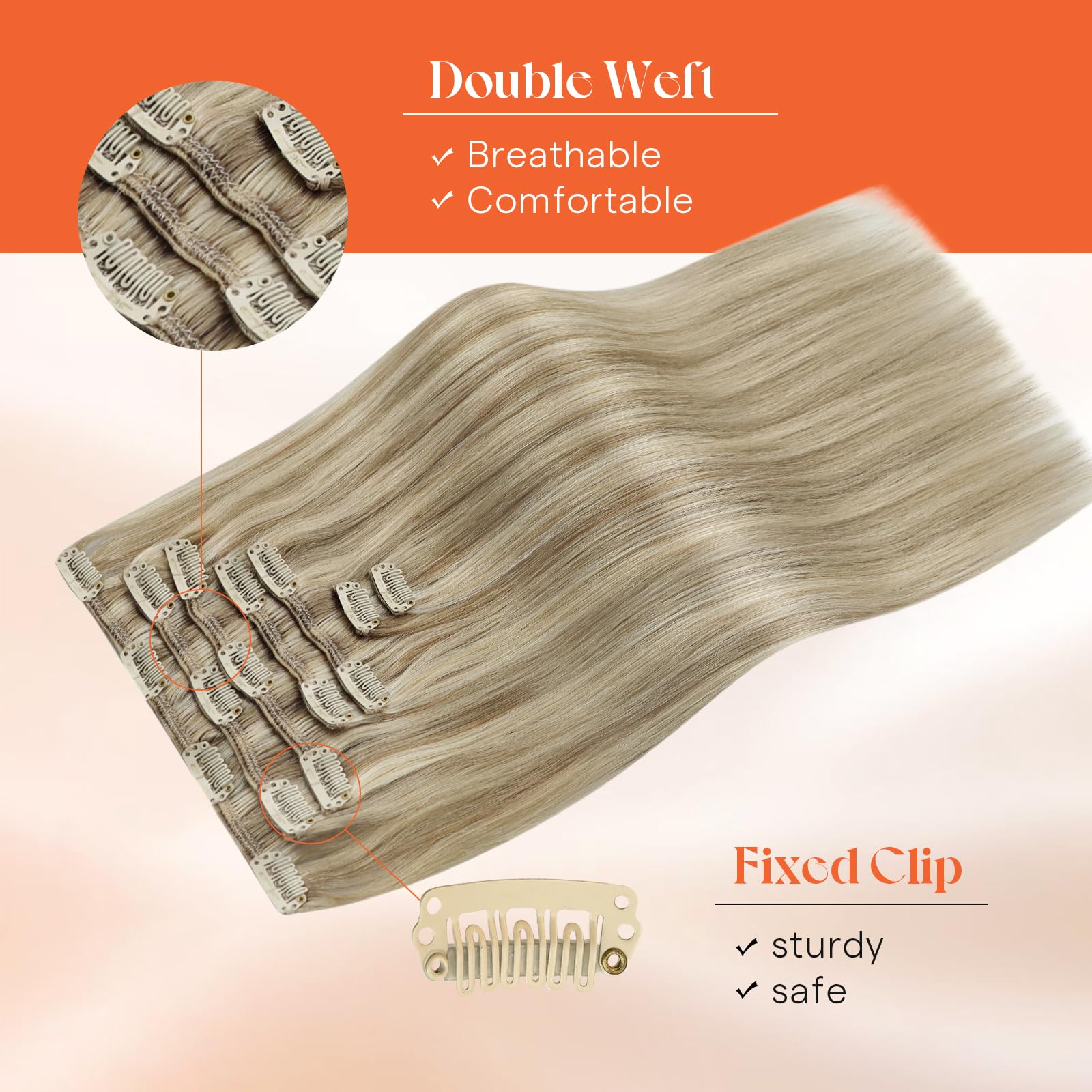 Sunny Hair care tips for clip-in extensions: wash and air-dry guidance.