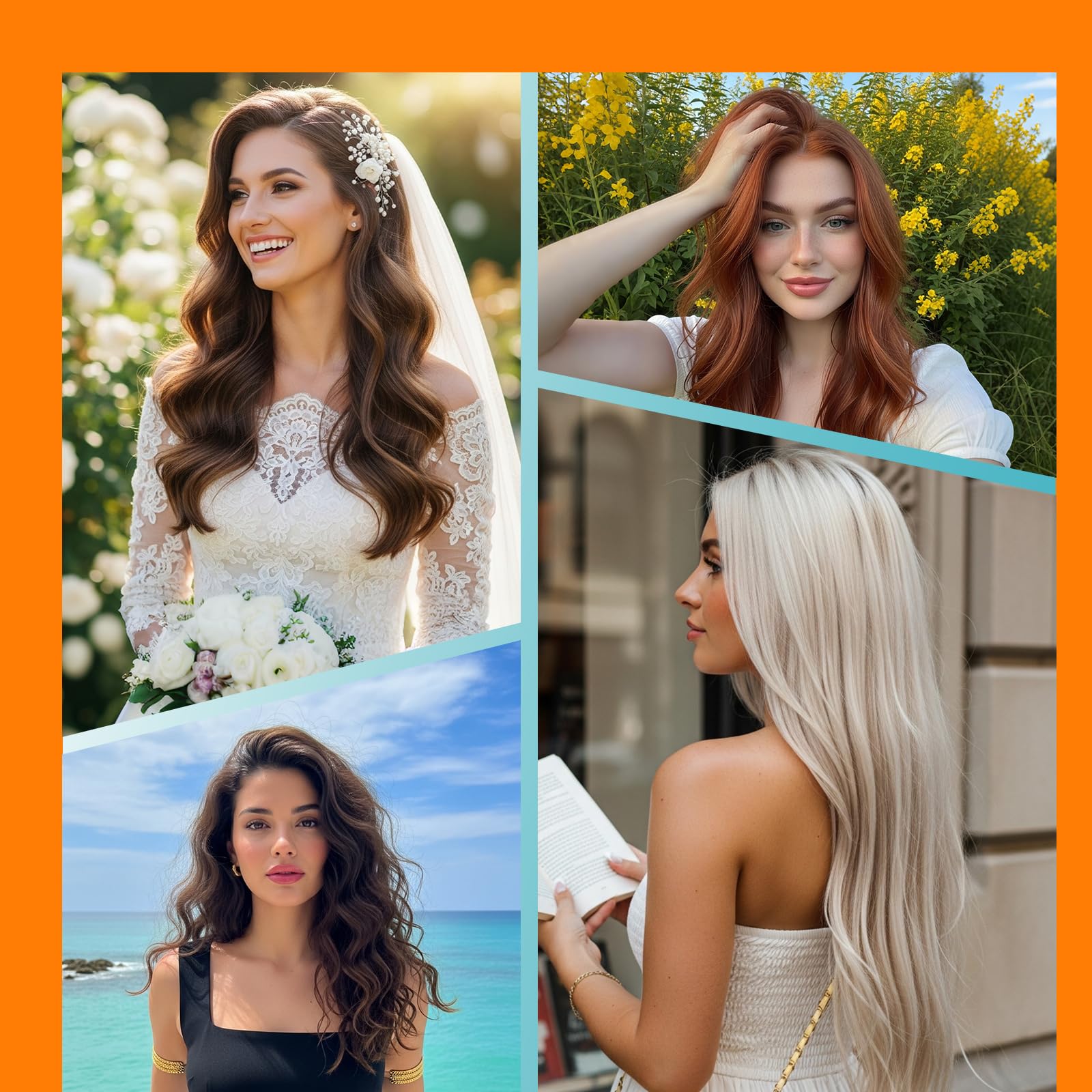 Sunny Hair discreet flat tape for updos ensures seamless attachment