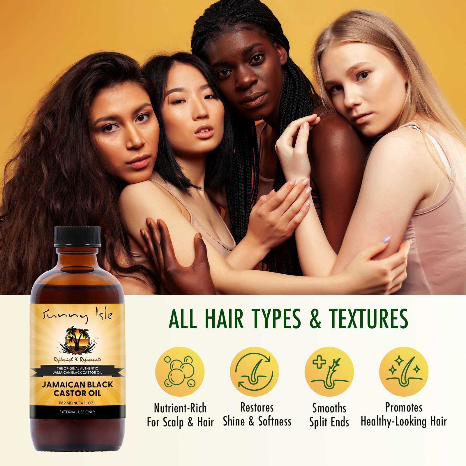 Rutina de belleza diaria con aceite de ricino negro jamaicano.