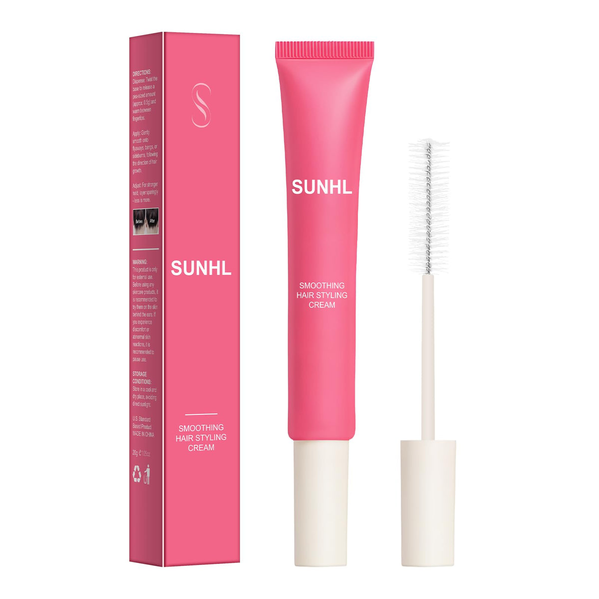 Sunnyholiday styling cream wand-application for easy on-the-go touch-ups