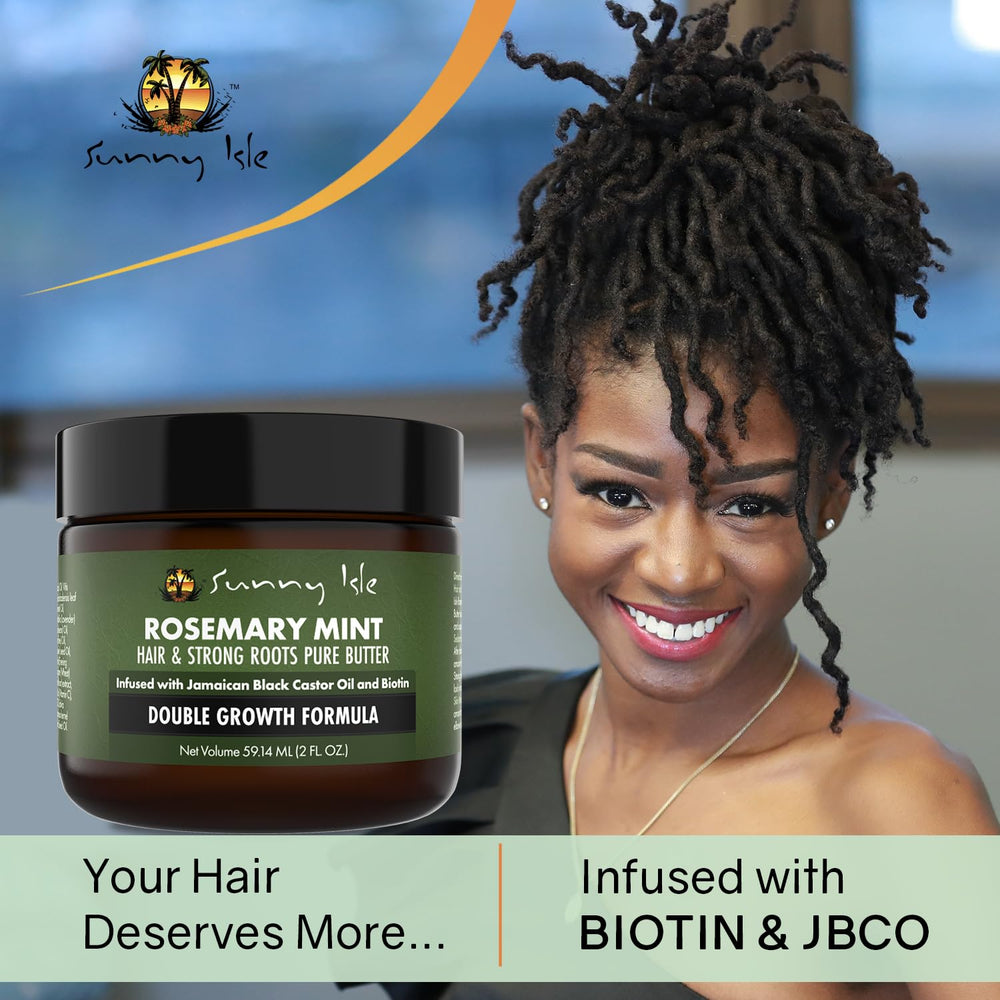 Sunny Isle Butter delivers smooth finish and flyaway control on hair.