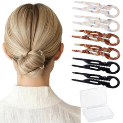 Sunolga small French hair pin with compact curve for discreet hold.