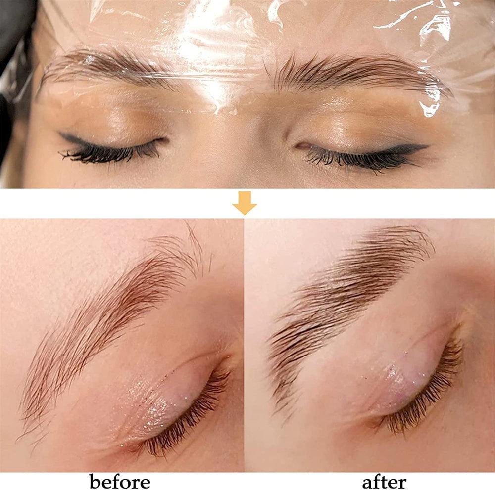 SUNSENT Brow lift effect showing defined, natural brows