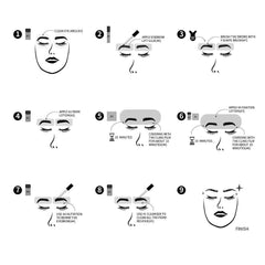 SUNSENT Eyebrow Lamination Kit natural fullness result with 3D lift