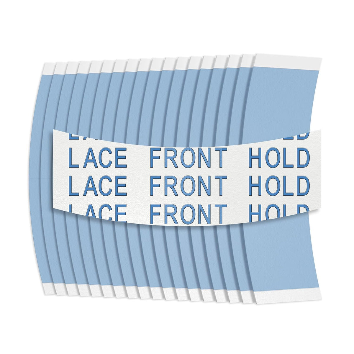 Sunshine Tape Premium Blue Liner Back Curve shows curved-edge hairpiece support and contour fit.