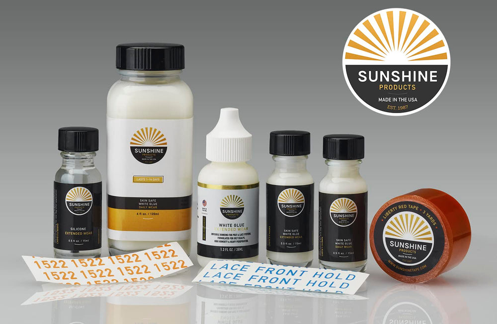 Sunshine Tape Premium Blue Liner Made in USA label on packaging.