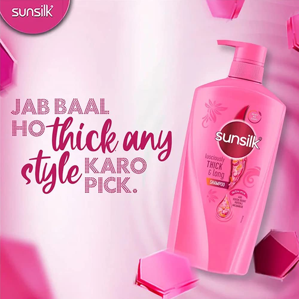 Empaque de viaje Sunsilk de 650 ml, práctico y fácil de transportar.