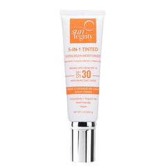 Suntegrity tinted 5 in 1 swirls on smoothly for light coverage